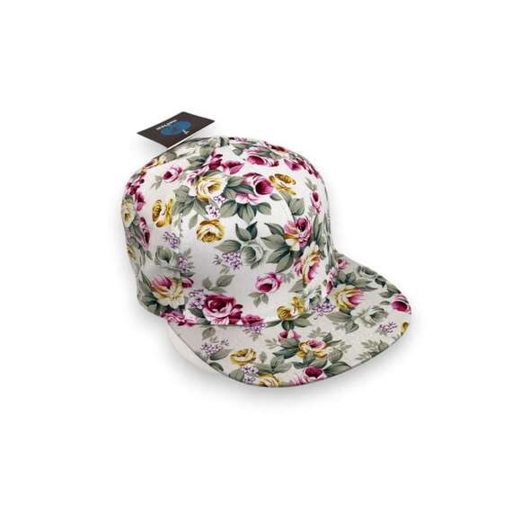 The Hatter Adjustable Floral Hat - Flat Bill - NWT - Picture 2 of 6